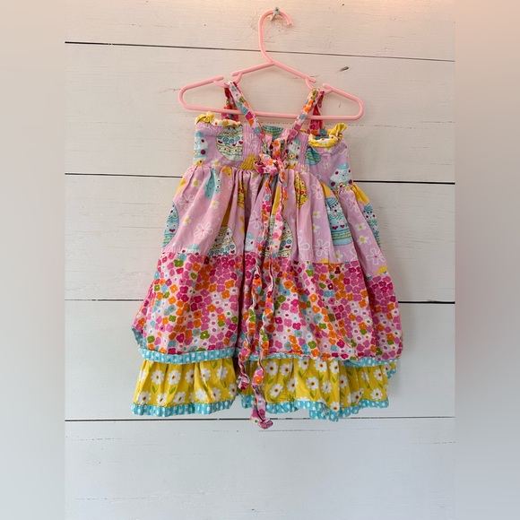 Jelly the Pug Easter Ruffle Dress - 3T - Picture 4 of 6